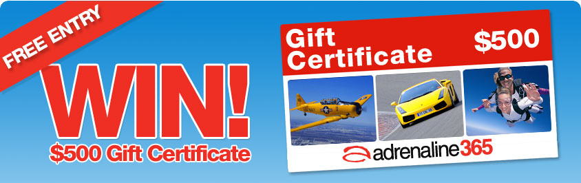 Win $500 Gift Certificate
